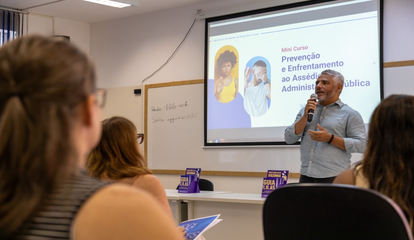 Coordenador do Departamento de Recursos Humanos, Sérgio Decaro, explica importância do evento