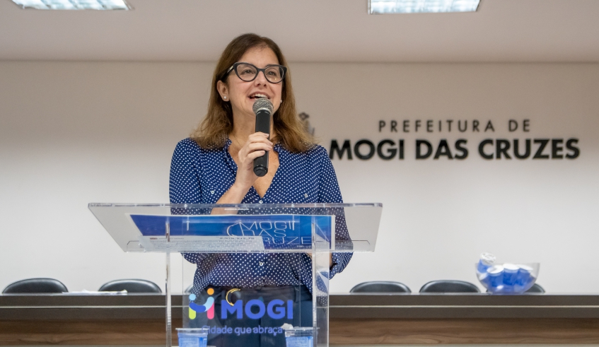 Prefeita Mara Bertaiolli destacou a importância do investimento no esporte para a melhoria da saúde e da qualidade de vida da população de Mogi das Cruzes (Divulgação/PMMC)