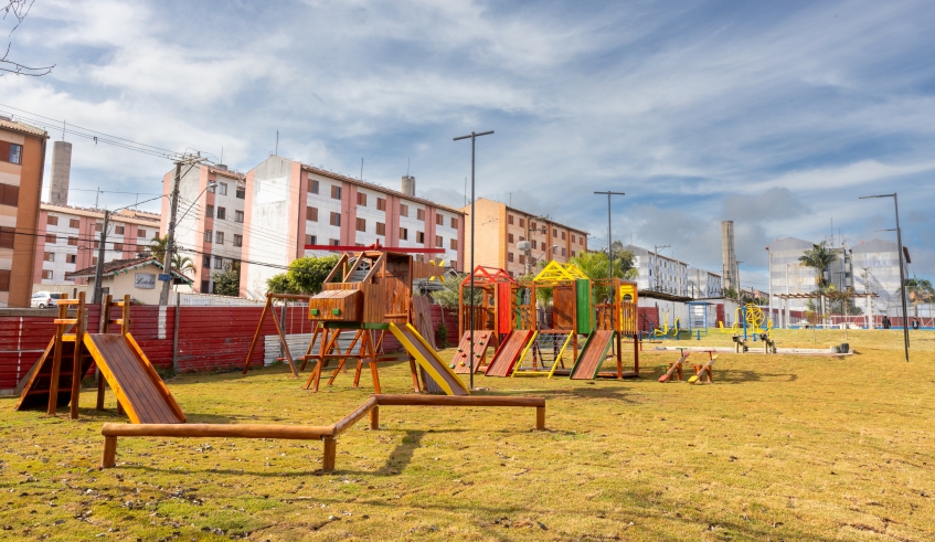 Praça Kaizuka foi totalmente recuperada pela Prefeitura de Mogi das Cruzes e será um espaço para a prática de atividades esportivas e de lazer para a população (Divulgação/PMMC)