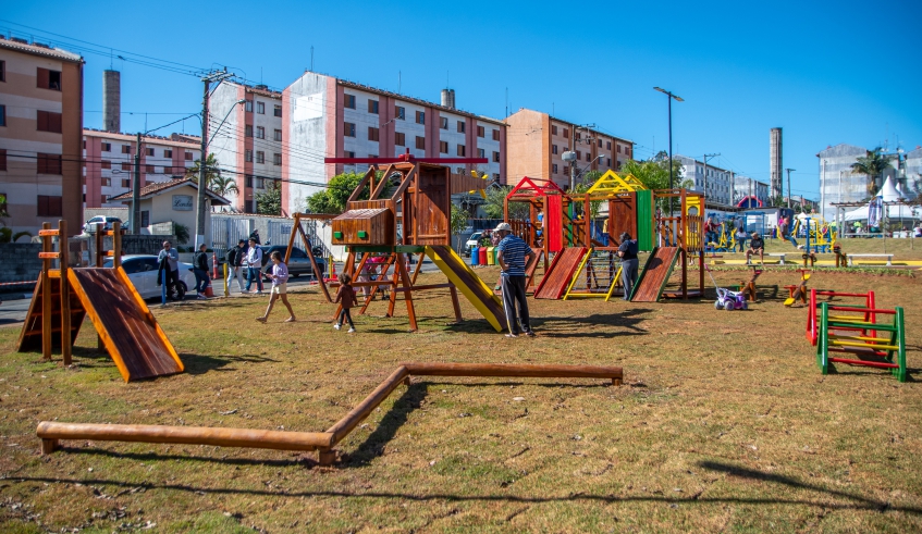Praça Kaizuka recebeu investimentos de R$ 714.930,45 e melhorias beneficiam cerca de 8 mil moradores do Conjunto Habitacional Mogi das Cruzes "K" e entorno (Divulgação/PMMC)