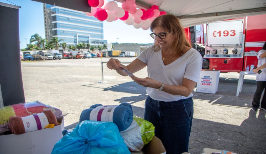 Mara Bertaiolli destacou a importância da solidariedade dos mogianos