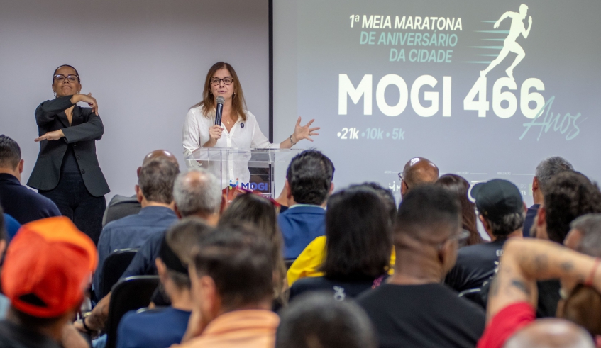 Prefeita Mara Bertaiolli destacou que meia maratona será grande evento para fomentar esporte de ponta em Mogi das Cruzes (Divulgação/PMMC)