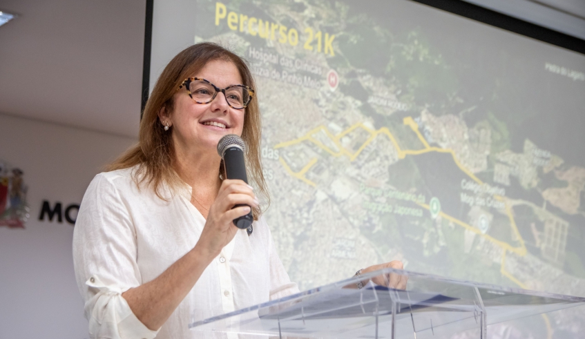 Prefeita Mara Bertaiolli destacou que meia maratona será grande evento para fomentar esporte de ponta em Mogi das Cruzes (Divulgação/PMMC)
