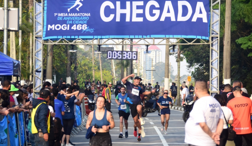 1ª Meia Maratona de Aniversário de Mogi foi realizada neste domingo (30/08) - (Divulgação - PMMC)