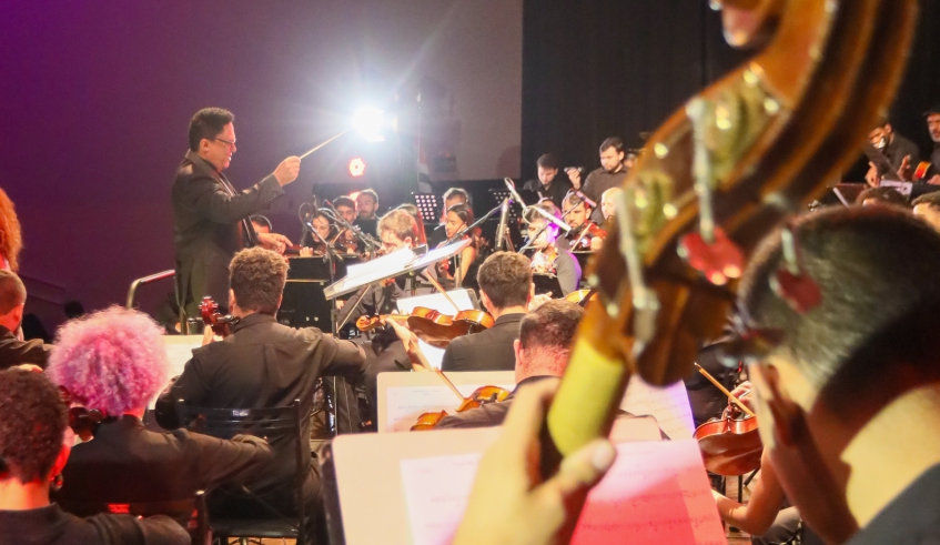 O espetáculo "Carmina Burana" será realizado no domingo (27/09), às 19h, no Cemforpe, interpretado pela Orquestra Sinfônica Jovem de Mogi das Cruzes (Divulgação/PMMC)