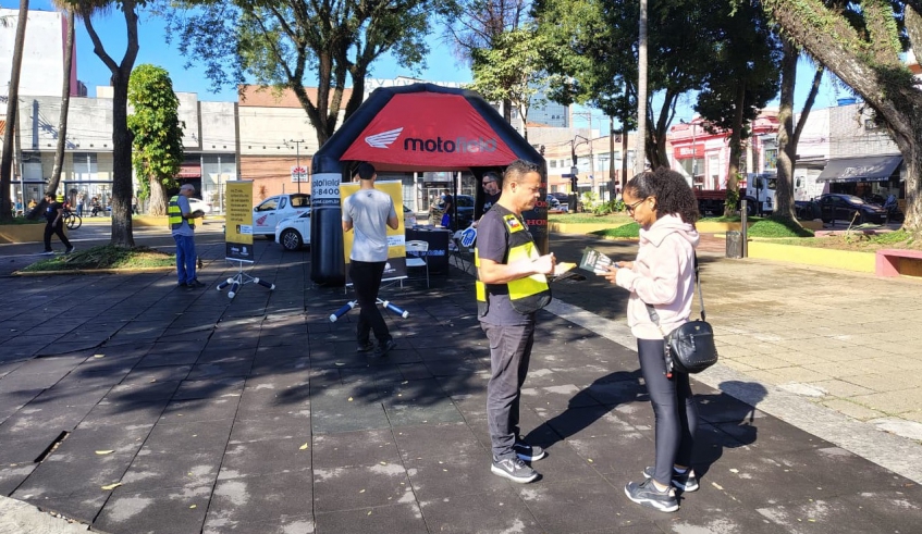 Ação na praça Oswaldo Cruz, na região central, abrirá a programação de ações voltadas à segurança viária da Semana Nacional do Trânsito em Mogi das Cruzes (Divulgação/PMMC)