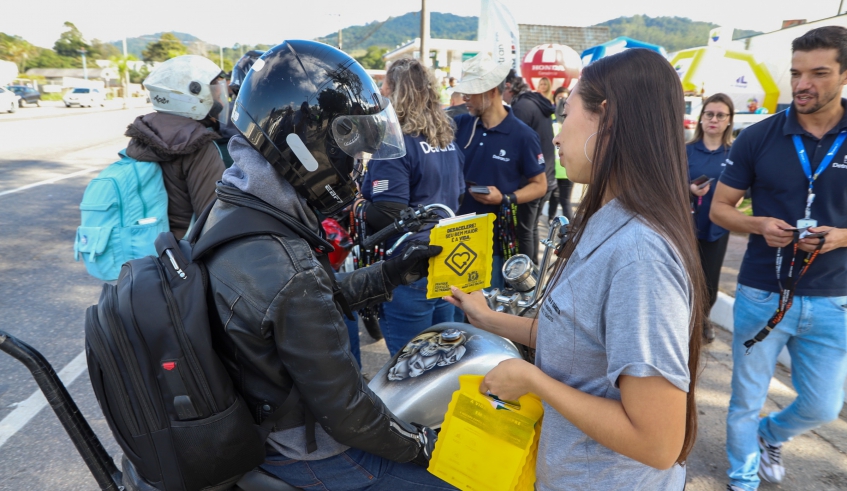Motociclistas terão uma ação especial voltada à segurança viária na programação da Semana Nacional do Trânsito, que será realizada em Mogi das Cruzes (Divulgação/PMMC)