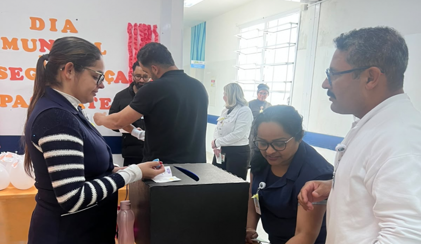 Equipe participou de atividades lúdicas ao longo de dois dias na UPA Oropó (Divulgação/PMMC)
