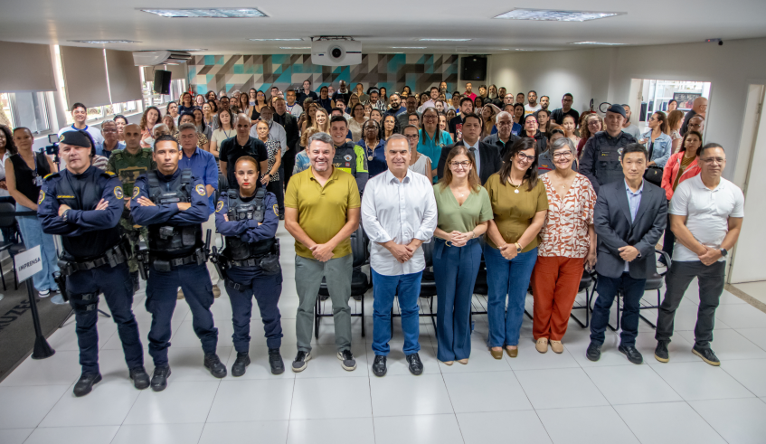 O evento reforçou a integração entre a Administração Municipal e as forças de segurança da cidade. (Divulgação/PMMC)