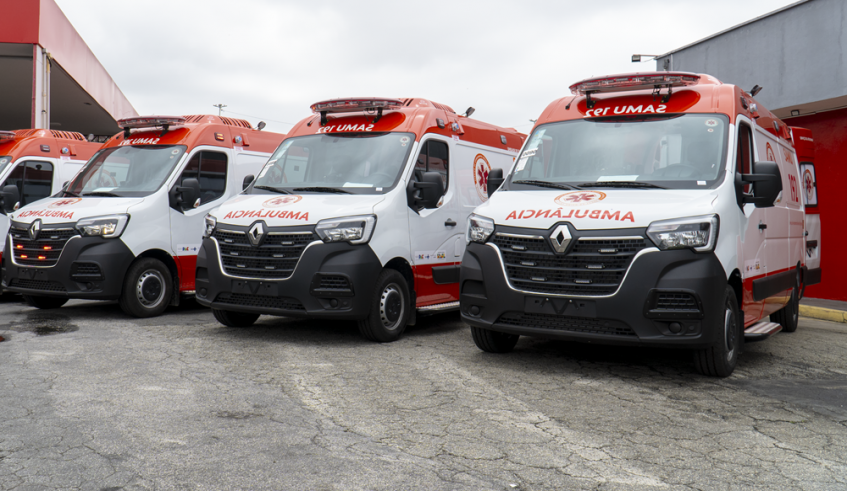 Samu recebeu nova ambulância do Ministério da Saúde e completou a renovação da frota (Divulgação/PMMC)