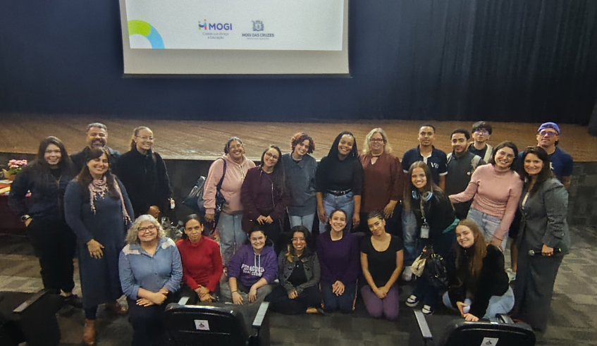 Ao longo das atividades, princípios e práticas foram compartilhados pela equipe de Educação Infantil do DEPED (Departamento Pedagógico) da Secretaria de Educação. (Divulgação/PMMC)